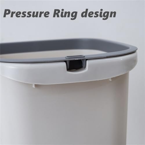 Caneca de basura chislim 16L cuadrada de plástico miniatura 6