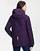 Pioneer Camp Damen Winterjacke Wasserdicht Winddicht Atmungsaktiv Skijacke für Snowboard Ski Outdoor(Shadow Purple;S)