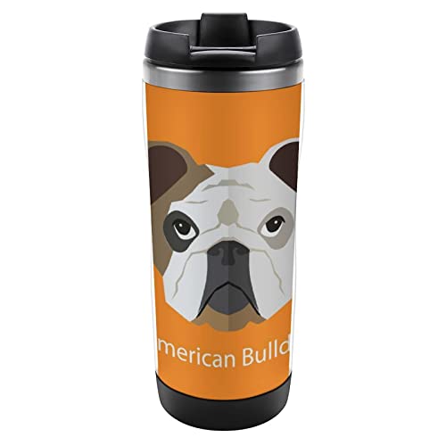 Oyihfvs American Bulldog Dpg On Orange...
