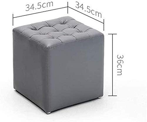 Repose-pieds de rangement rembourré et confortable en similicuir