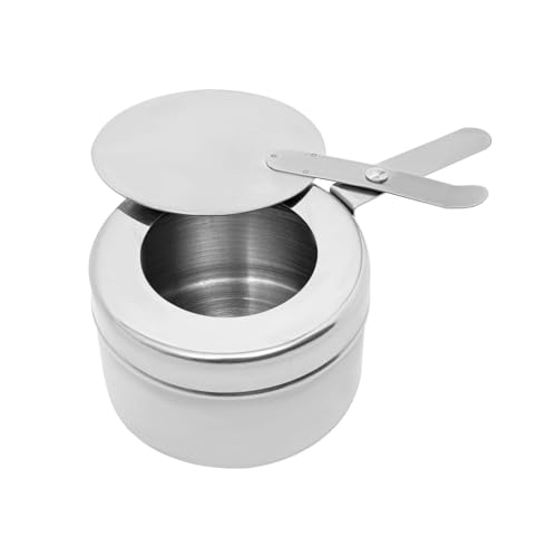 HuKaiL 6L Edelstahl Warmhaltebehälter, Rund Speisewärmer Chafing Dish mit Stützfüße und Topflappen, Warmhaltegerät Buffetwärmer für Cafeterias, Hotel, Schulkantinen, Bankette, 43 * 43 * 67cm, Silber – Bild 6