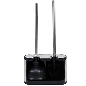 Casaphoria Edelstahl WC-Bürste mit Kolben-Set