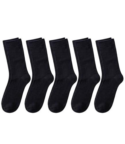 Image of SDBING Womens Cat Socks Cute Gifts Animal Soft Breathable Thin Cotton Casual Crew Socks 5 Pairs