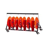 Zusammenklappbarer Kabeltrommelständer, Tragbarer Kabelabroller, Mehrere Achsen Und 2/3/4/5 Ablagefächer, Tragkraft 30 Kg, For Den Einsatz Im Elektrofachhandel(47x30x86cm)