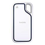SanDisk Extreme Portable SSD per console Playstation 5 e PC's 1TB, velocità di lettura fino a 1000MB/s, Resistente all'acqua e alla polvere, e alle cadute da 3 metri, Un mese di prova di Nitro Discord