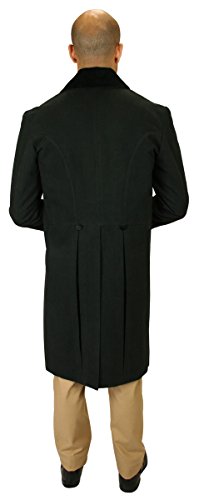 Historical Emporium Men's Velvet Trimmed Sovereign Regency Tailcoat4