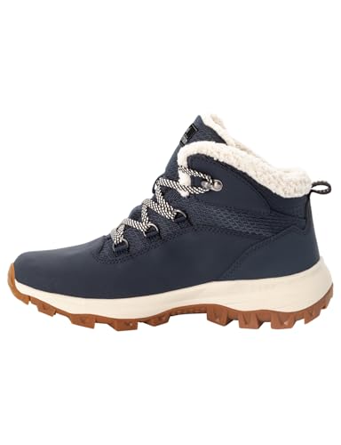 Jack Wolfskin Damen Everquest Texapore Mid W Sneaker, Dark Blue Off White, 39 EU