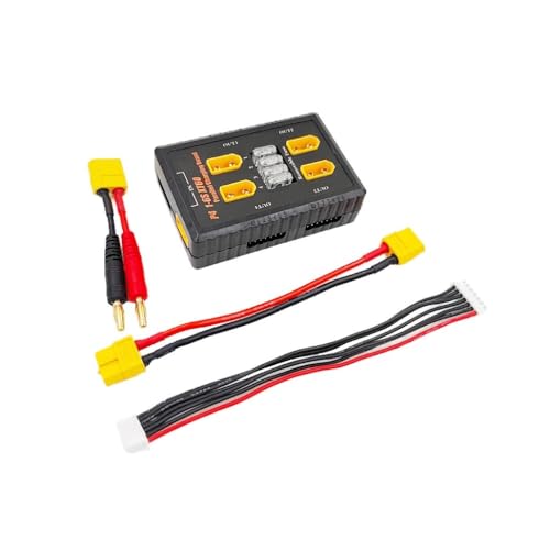 Balanced Charging Board, Multi 2S-6S Lipo Battery Parallel Charging Board with XT60 Plug with Removable safty Fuse