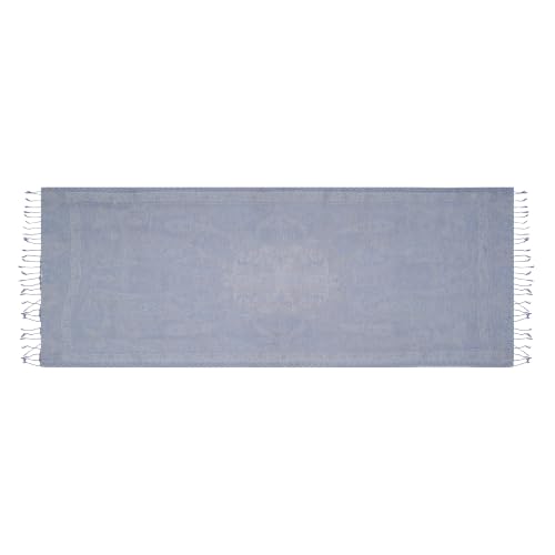 Image of KANI GOLD & JAMAWAR SILK SUPER SOFT FLORAL & PAISLEY PASHMINA STOLE SCARF