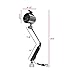 GUOCC Modern Light-Emitting Diode Machine Tool Working Lamp, Aluminum Alloy Oil-Proof Machine Tool Lamp Long Arm Folding Waterproof Energy-Saving Numerical Control Lathe Lamp, 6W Working Lamp Decor
