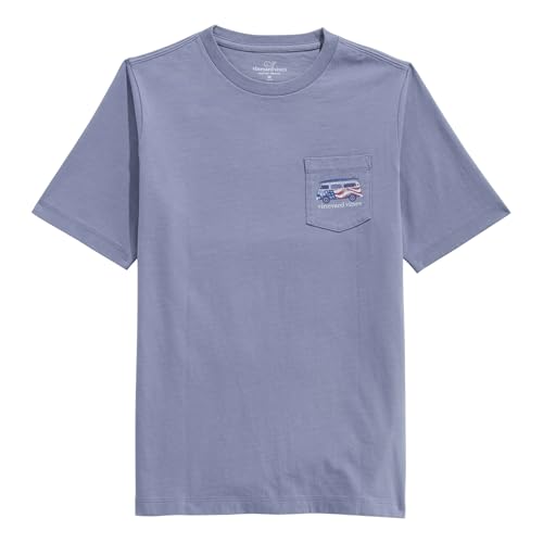 vineyard vines Boys' USA Surfboard Van Short-Sleeve Pocket Tee2