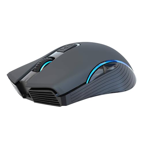 MitoDirect Ergonomic Wireless Gaming Mouse - 2.4GHz & Bluetooth, RGB light, Rechargeable Built-in Battery, Adjustable DPI for PC/Laptop