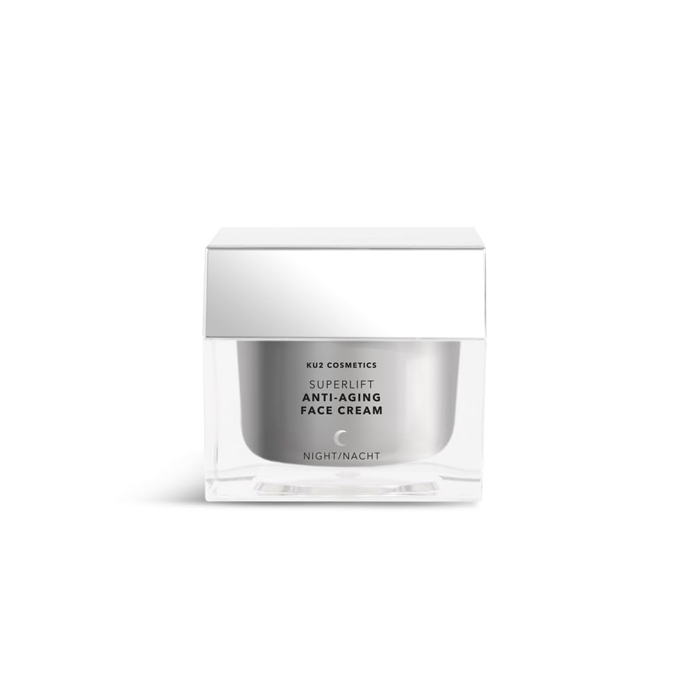 KU2 Cosmetics Superlift, crema da notte anti-invecchiamento, rigenerante per la notte con effetto lifting, per una pelle più liscia e più tonica, prodotta in Germania, 50 ml