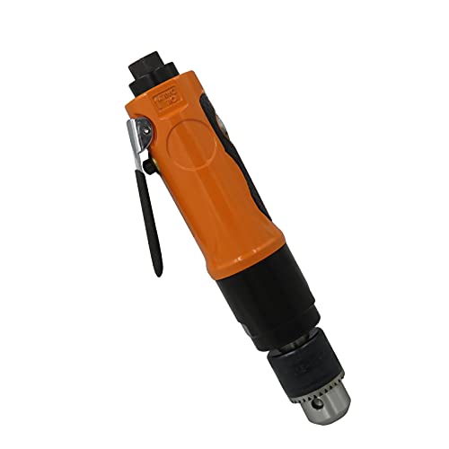 Tiffasha Akku-Bohrhammer, 1200 U/min 3/8" (10 mm) Pneumatischer Metallbohrer mit geradem Schaft, einstellbare Geschwindigkeit mit Dreibackenfutter und bidirektionaler Drehung KP-555A – Bild 6