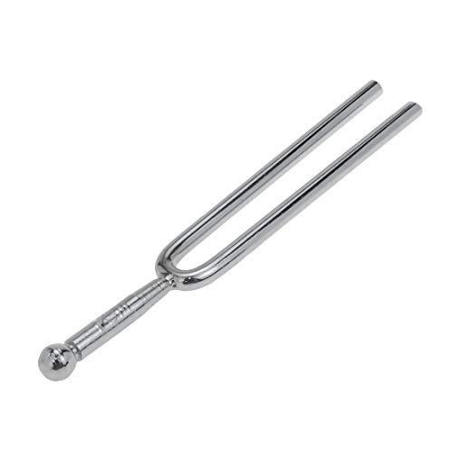 Bitray 440HZ Tuning Fork Round Pitchfork A Tone 440Hz Stainless Steel Tuning Fork Tunning Musical For Guitar Violin Piano Tuner Musical Instrument Accessories,5x0.73 inches