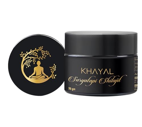 Image of Khayal Suryatapi Shilajit /Shilajeet - 30gm | 500mg / Serving|Pure Himalayan Resin | Boosts Energy, Immunity & Holistic Wellness | For Men and Women||Pack of 1