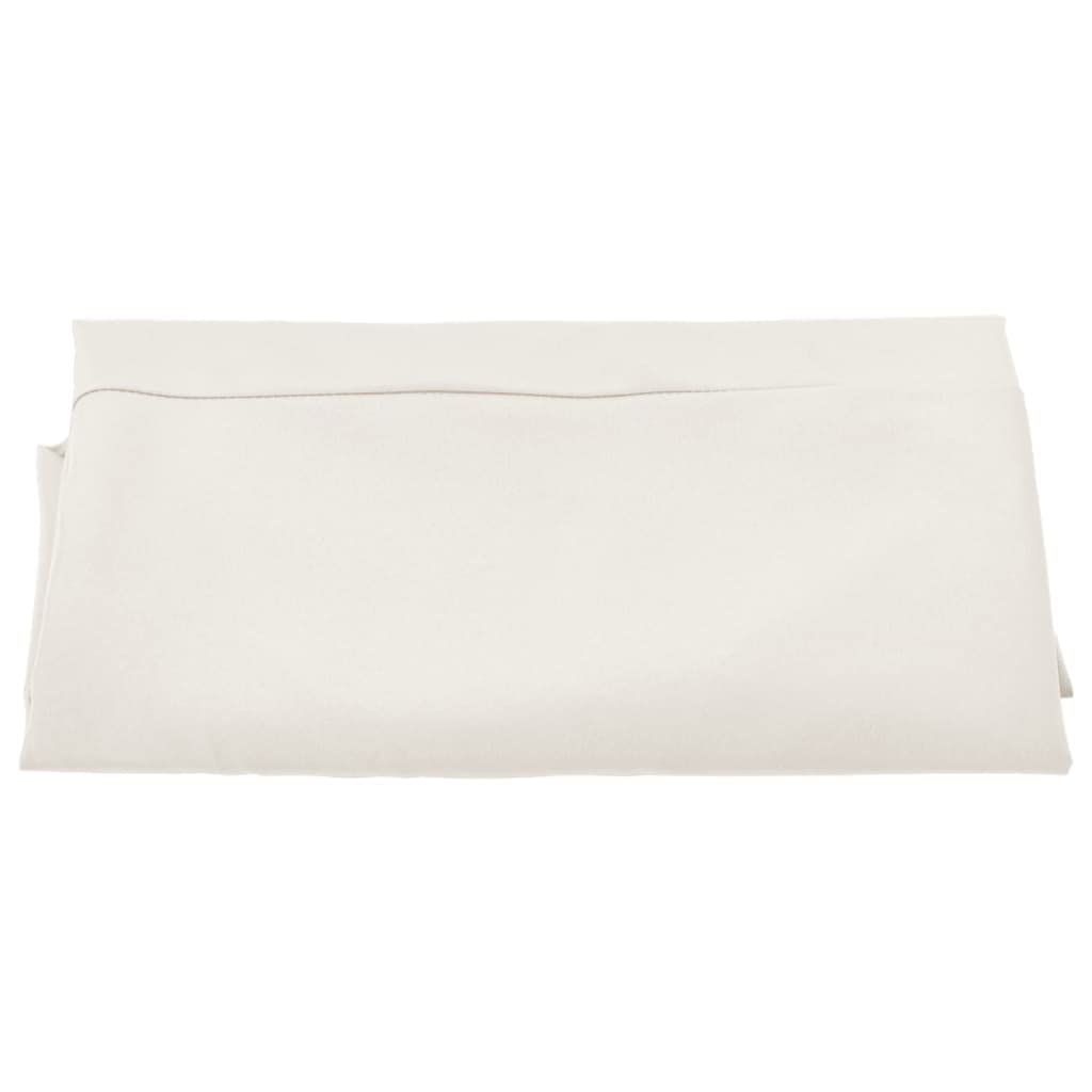 Tomostar Toile de Remplacement Parasol Déporté, Toile de Rechange Auvent de Remplacement Parasol Extérieur Blanc Sable 350 cm