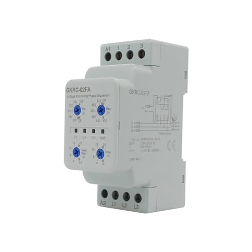 Relais GKRC-02FA contre la surtension et perte de phase