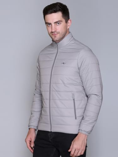 Image of RARE TIMES Men Puffer Jacket | Padded Jacket | Quilted Jacket | Trendy Winter Full Sleeve with Zipper Pocket Jacket (Pack of 1)