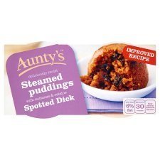 Auntys Spotted Dick Puddings 200g X 4 Pack
