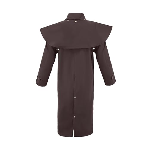 RESISTANCE Premium Oilskin Duster Coat Waterproof Cotton Unisex Cowboy Cowgirl Western Workwear3