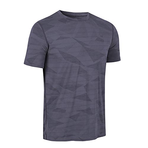 MEETYOO T-Shirts Hommes, Manches Courtes Tee Shirt Maillot Sport Running Vetement pour Jogging Musculation Gym Cover