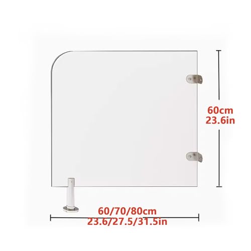 Panel protector duradero para urinarios mampara de baño contra suciedad 4
