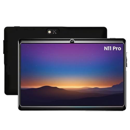 Image of IKALL N11 Pro - Android Wi-Fi Tablet, 2GB RAM, 16GB Storage, Wi-Fi Only | 3000mAh Battery | Dual Camera | Compact & Lightweight Tablet for Entertainment & Learning (Black)
