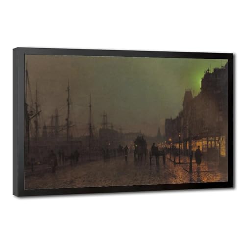 Décoration murale Gourock Clyde Docks John Atkinson Grimshaw cadre