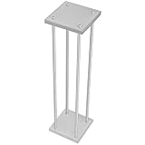 【ELEGANT & STABIL】 - Menge: 11 Stück; Farbe Silber; Produkt-Größe: 7.8x7.8x39Zoll; Diese Mittelstücke für die Hochzeit sind oben und unten mit Platten versehen, die Blumen stabiler machen und eine große Tragfähigkeit bieten. Senden Sie Ihnen noch einen Strauß künstlicher Blumen.