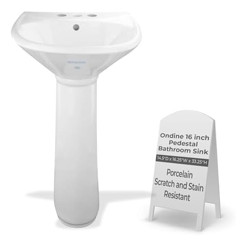 Renovators Supply Ondine 16" Pedestal Sink Cover