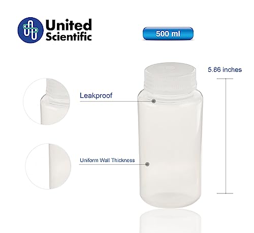 United Scientific 33309 ® Unistore™ - Sample Containers With Lids - Laboratory Grade Polypropylene Wide Mouth Reagent Bottle thumb #4