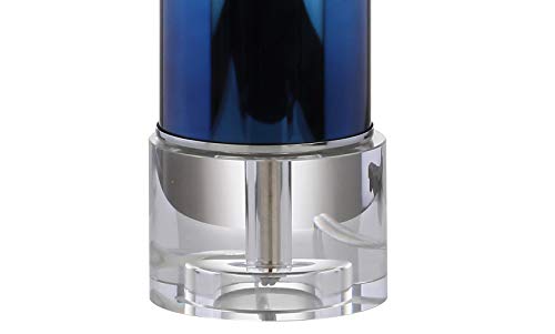 Lámpara de mesa de cristal azul de 27 pulgadas miniatura 6