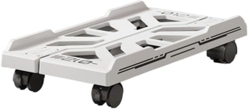 Tuyiutm2点セット CPUスタンド PCワゴンキャスター付き台車 デスト下PCスタンド デスクトップ pc 置き台 パソコンサーバーラック 足元収納 移動可能 熱を発散 多用途 熱対策 スクトップ用 オフィス・自宅・会社用 サイズ サイズ無段階調節