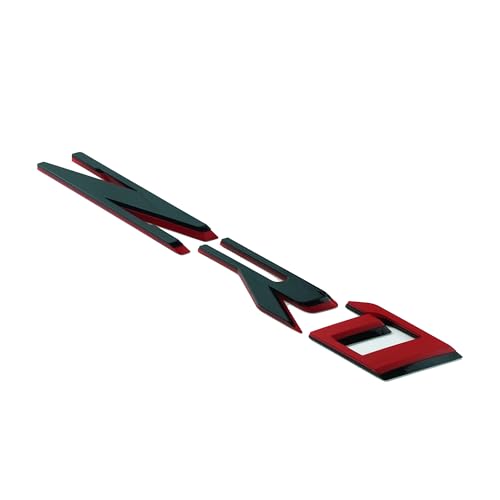 Image of 1Pc ZR1 Emblem 3D Badge Nameplaate Hood Rear Bumper Replacement for C7 Trunk Supercharged (Black Red)