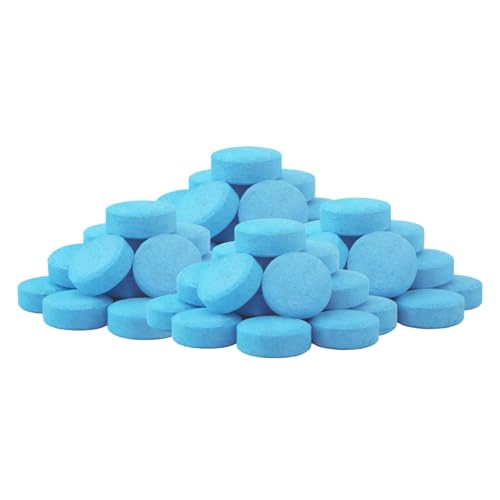 Pack de 100 Pastilles de Lave-Glace Effervescentes pour Pare-Brise Auto, Liquide Nettoyant pour Vitres, Fenêtres et Carrelages, Prêtes à l’Emploi...