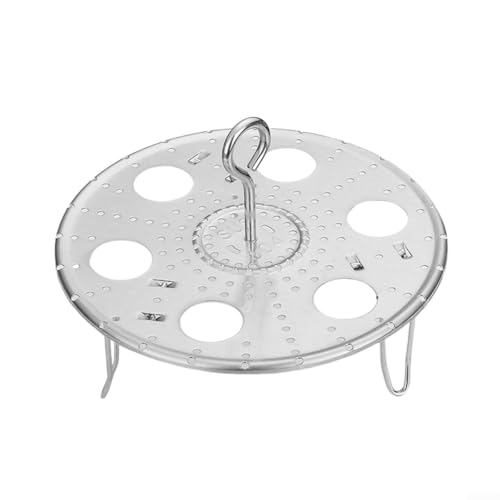 Elegante cesta de vapor plegable resistente hecha de acero inoxidable un artículo de cocina imprescindible (M)