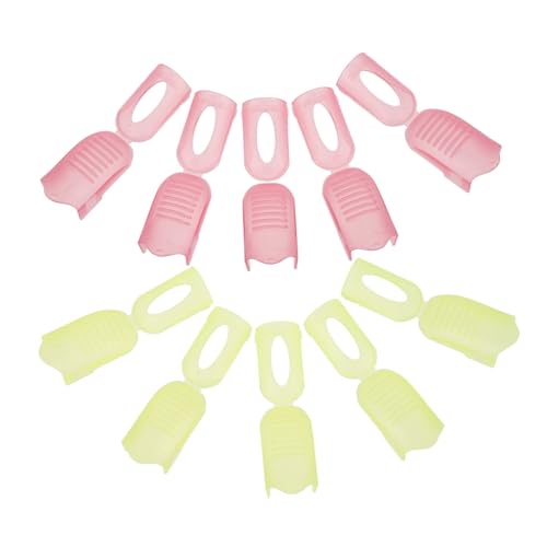 Gogogmee 10pcs Gel Nail Remover Wrap Tool Set Acrylic Nail Remover Snail Polish Removers Makeup Clip for Travel Size Nail Polish Remover Cap Clip