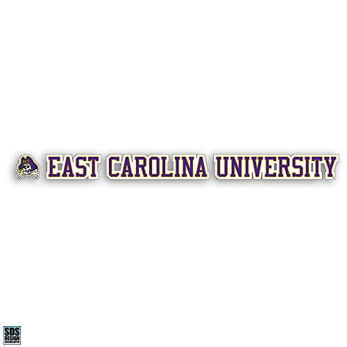 SHENG AO East Carolina University 20"x2" Logo Auto Vinyl Decal