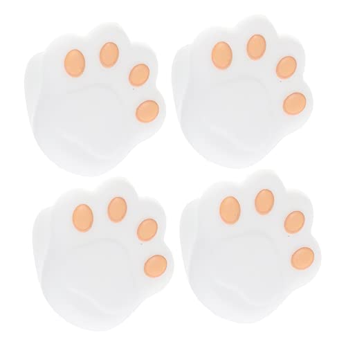 VANZACK 4 Piezas Protector de Esquinas de Mesa de Suave para Seguridad Infantil Anticolisión para Bordes de Muebles Fácil de Instalar y Remover Blanco