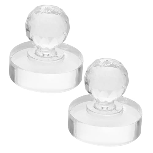 TOBBOMEY 2pcs Pigment Grinding Pestle for Artists Textured Art Tools for Acrylic Watercolor Oil Painting Paint Making Supplies