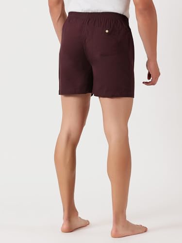 Image of Thomas Scott Men's | Cricket Club | Regular Fit | 100% Cotton | Casual | Woven | Boxer | Shorts | Pack of 3