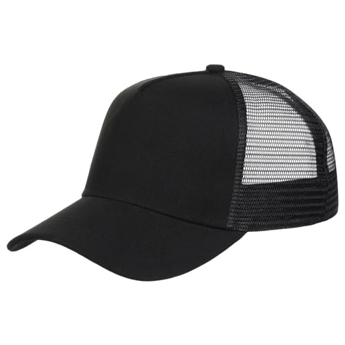 Lids Blank Pivot A-Frame Trucker Adjustable Snapback Hat, Black