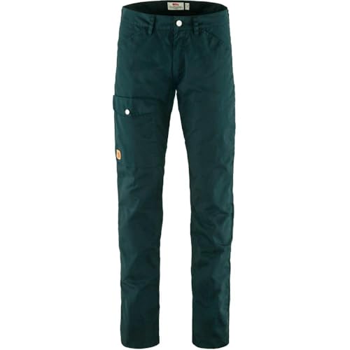 Fjällräven Herren Greenland jeans lange Hose, Deep Forest, 50 EU