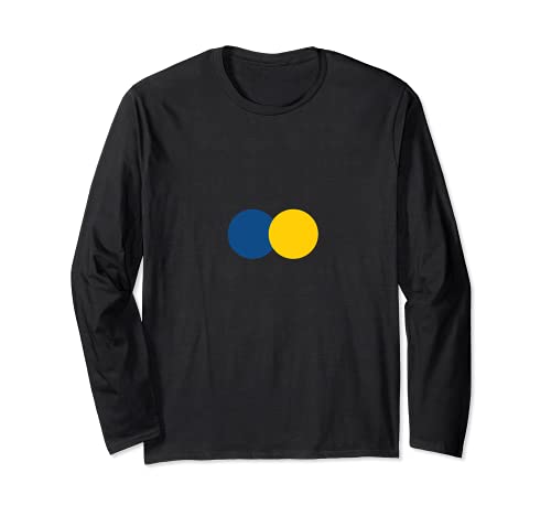Flag Sweden Long Sleeve T-Shirt, Black