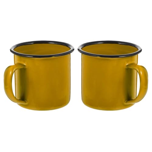 Tazza smaltata retrò: questa tazza per l'acqua smaltata può essere utilizzata a casa, in ufficio, ai picnic o in qualsiasi altro luogo all'aperto.