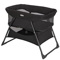 Graco Side-by-Side Bedside Bassinet/Crib Keeping Baby Close to You, Folds Down Small, Night Sky Fashion