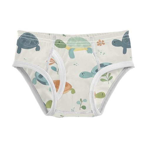 Wusikd Baby Turtles Boys' Underwear Cotton Cute Boys Briefs Soft Toddler Underwear 2T