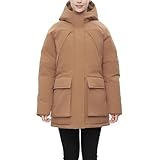 Rokka&Rolla レディース 防水 厚手 冬用パーカー, サンドストーン, X-Large