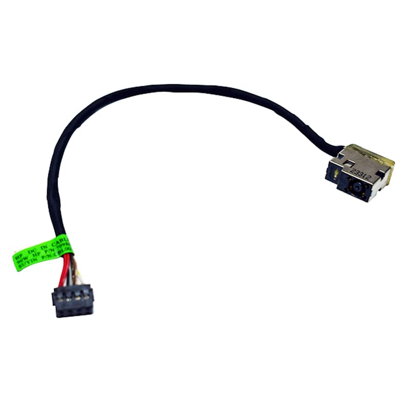 DC-in Power Jack Cable with Connector Socket for HP Pavilion 15-e 15t-e 17-e 15-e027TX 15-e028TX 15-e029TX 15-e039nr 15-e041ca 15-e043cl 15-e010us 15-e020us 15-e028us
